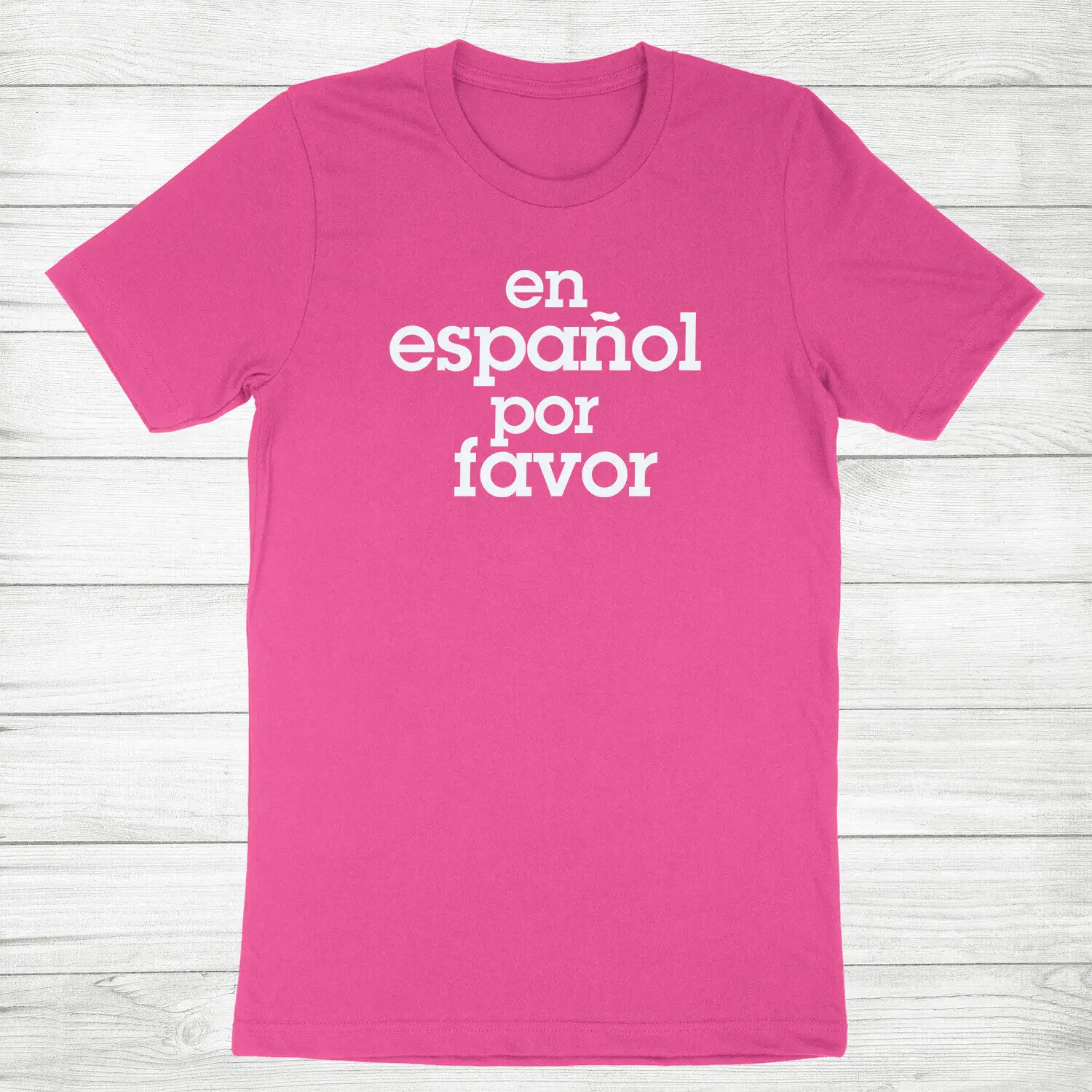 En Español Por Favor Shirt Spanish T-Shirt Gift for Teacher Unisex Tee shirt