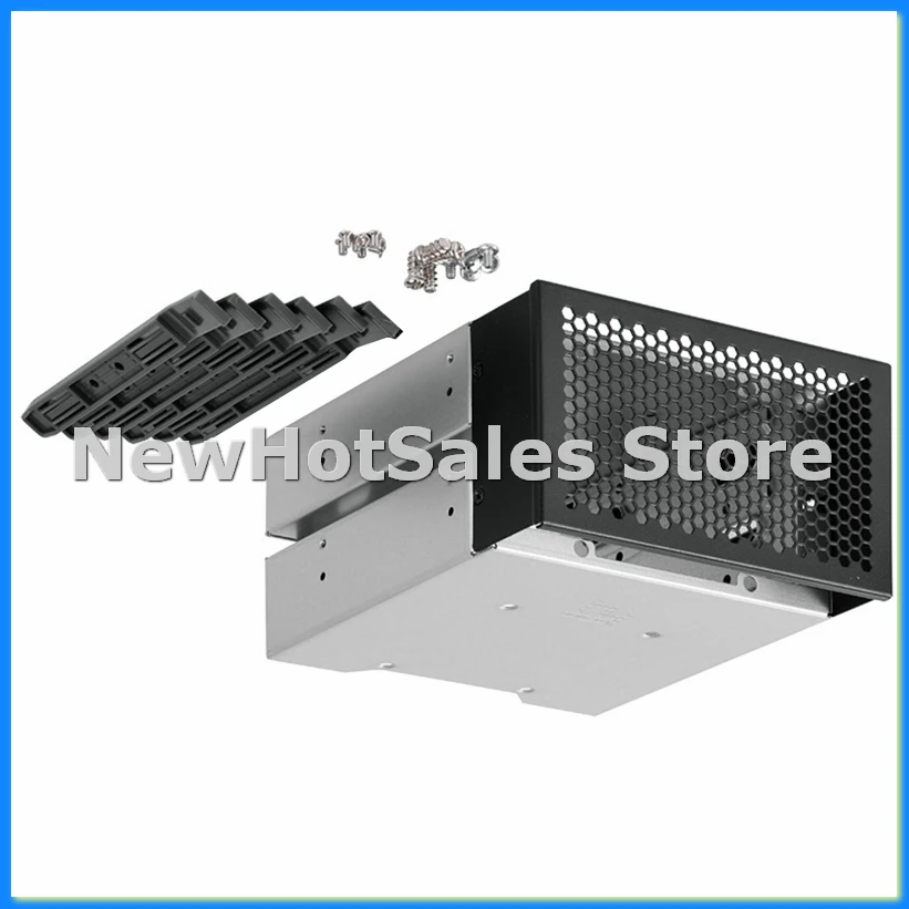 3.5 Inch HDD Cage Rack Hard Driver Tray Hard Drive Cage Support 3 HDD Hard Disks-A23R