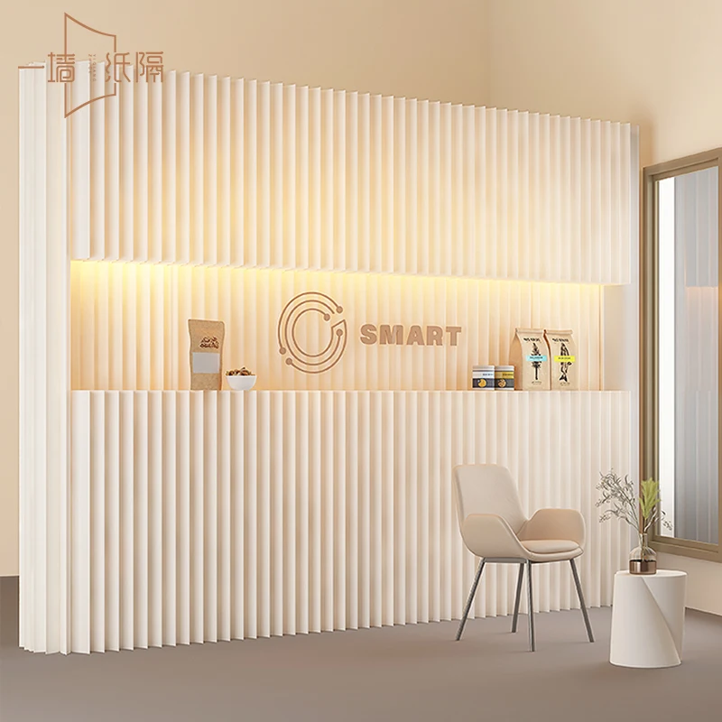 No punching screen partition small apartment, one room becomes two rooms, simple self-installation partition wall, false wall, w