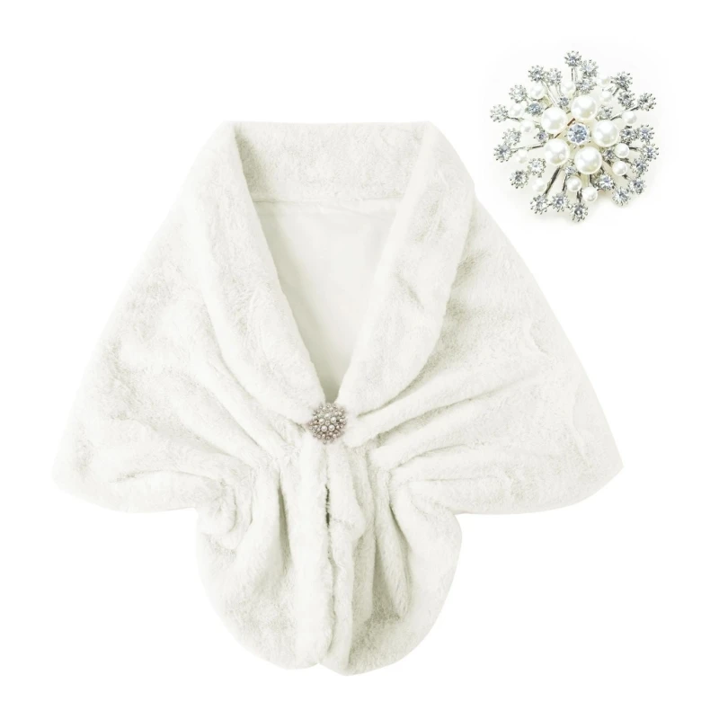 Fashion Ponchos Capes Set Elegant Shoulder Cover Women Luxury Soft Accessory