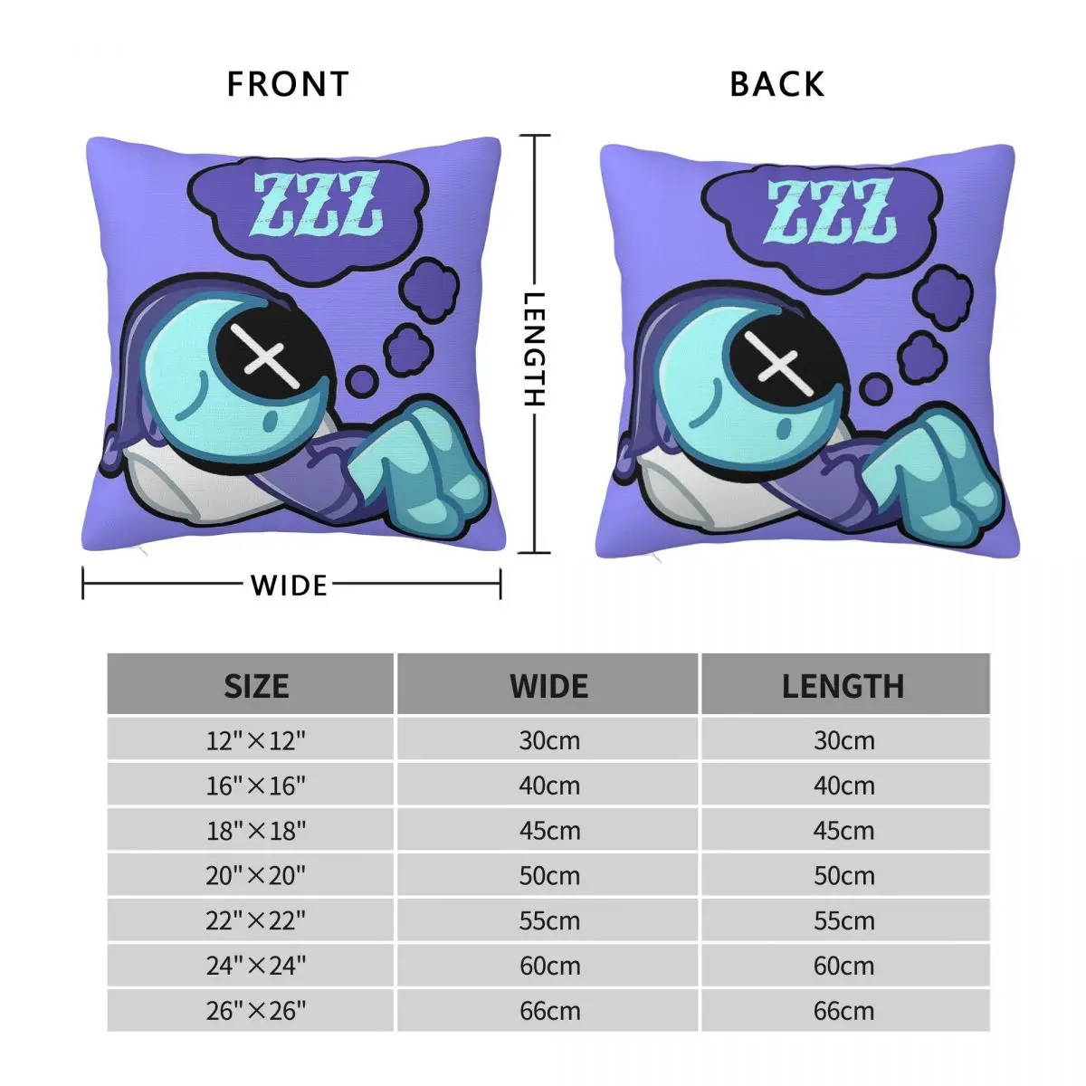 Dandy's World Astro Dreaming Square Pillowcase Polyester Linen Velvet Creative Decorative Throw Pillow Case Home Cushion Cover
