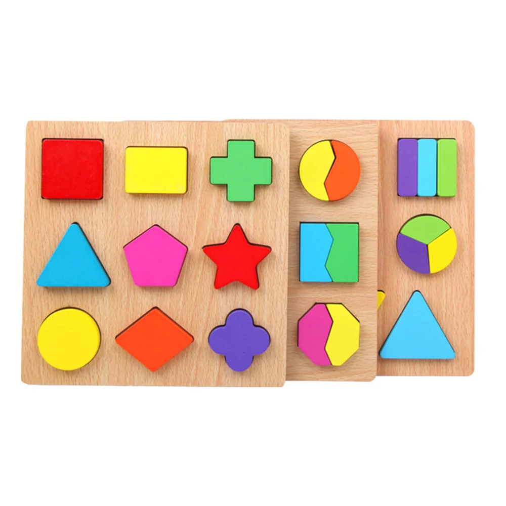 Puzzle Spielzeug Tangram Kinder frühe Bildung Form Erkenntnis Board geometrische Puzzle Stereo Puzzle Baustein Spielzeug Kinderspiel zeug