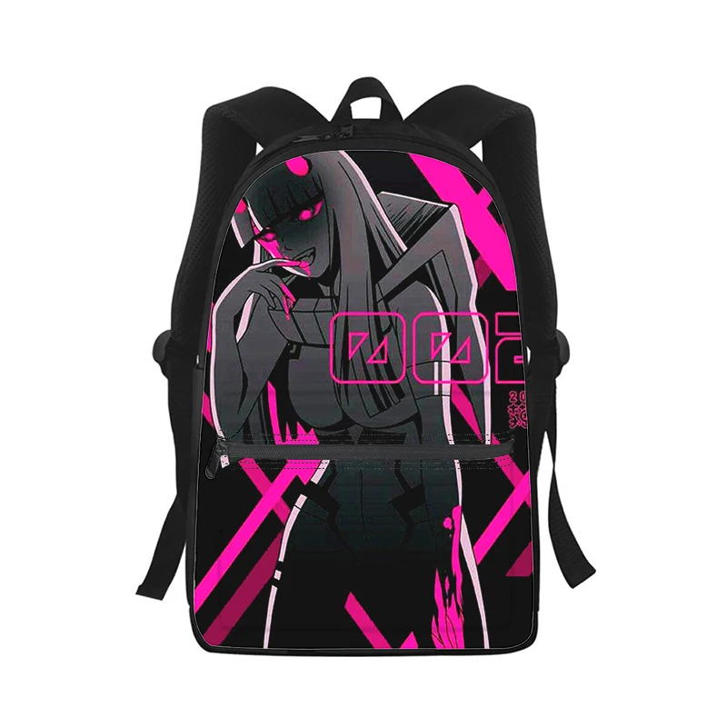 Darling in the Franxx Anime Sac à dos pour hommes et femmes, impression 3D, sac d'école étudiant, sac à dos pour ordinateur portable, sac de voyage pour enfants, mode initiée