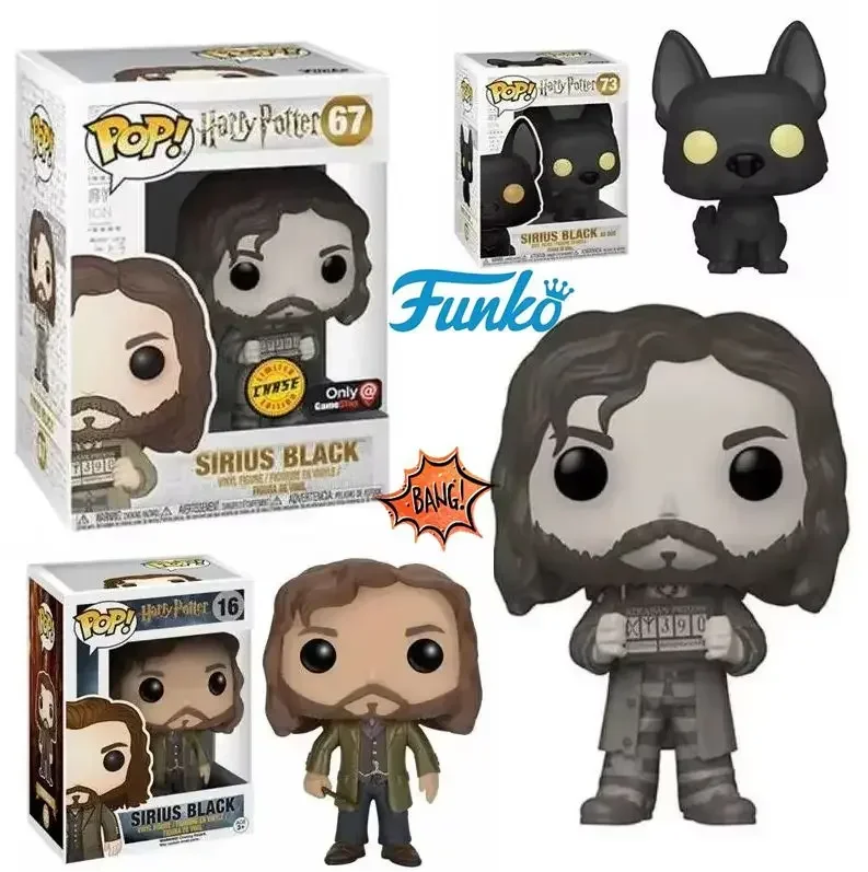 FUNKO POP Mundo Mágico Sirius Negro AS DOG 73 # 16 # 67 # Juguetes modelo de edición limitada para niños, juguete de colección de figuras de vinilo