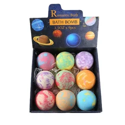 Boules à bulles exfoliantes pour la peau, salle de bain, facile à transporter, 1 boîte, produits de soins pour la peau, parfum, Anti-fatigue