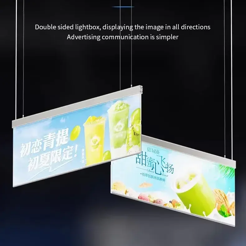 phone sign board arylic led double side light box custom logo lightbox billboard illuminated light box advertising led