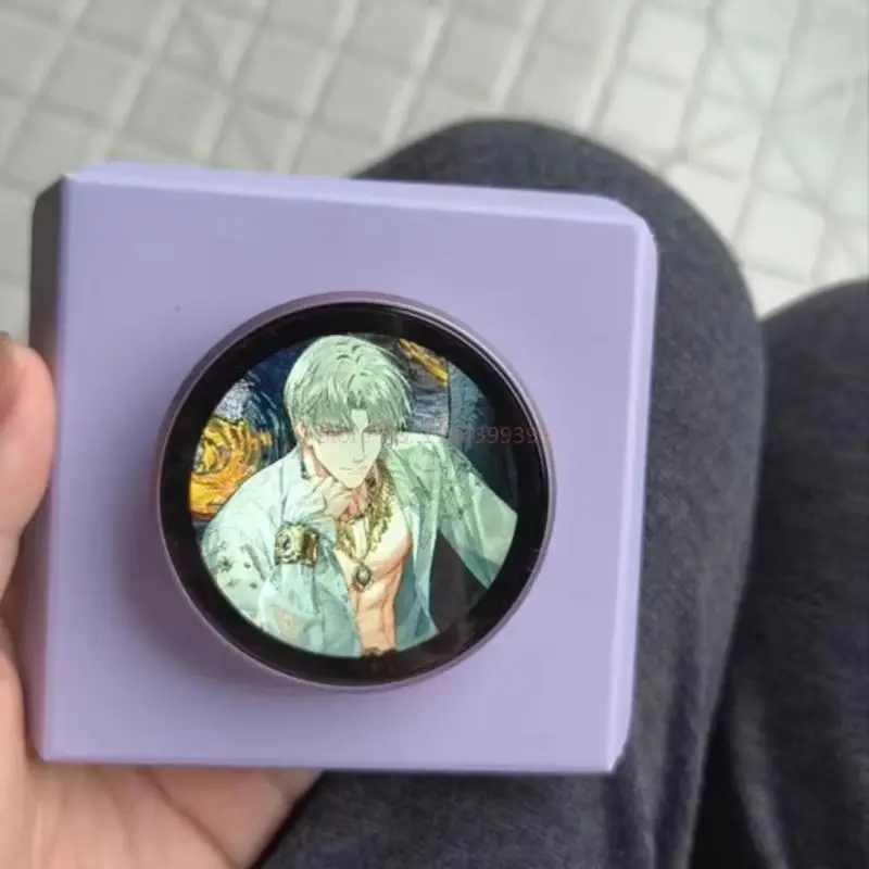 100% 정품 보석 코너 E-Badge 애니메이션 디스플레이 핀 사이버 다이나믹 Led 버튼 Collectible Trendy Play Display Dynamics 생일 선물