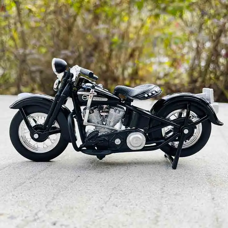 Maisto 1:18 Harley-Davidson Motorcycle 1948 FL Panhead car model alloy motorcycle model toy car series