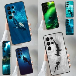 Scuba Diving Case For Samsung Galaxy S23 Ultra S24 S22 Note 20 10 Plus S8 S9 S10 S21 S20 FE Back Cover