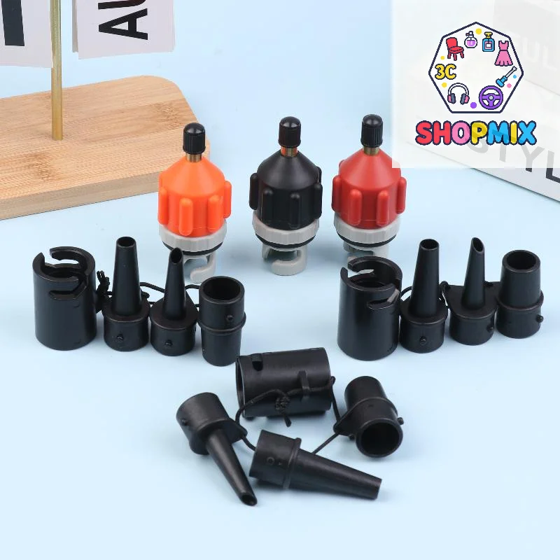 Air Valve Adaptor For SUP Board Inflatable Pump Adapter Paddle Boat Kayak Air Valve Pump Tire Air Connector Combo Kit