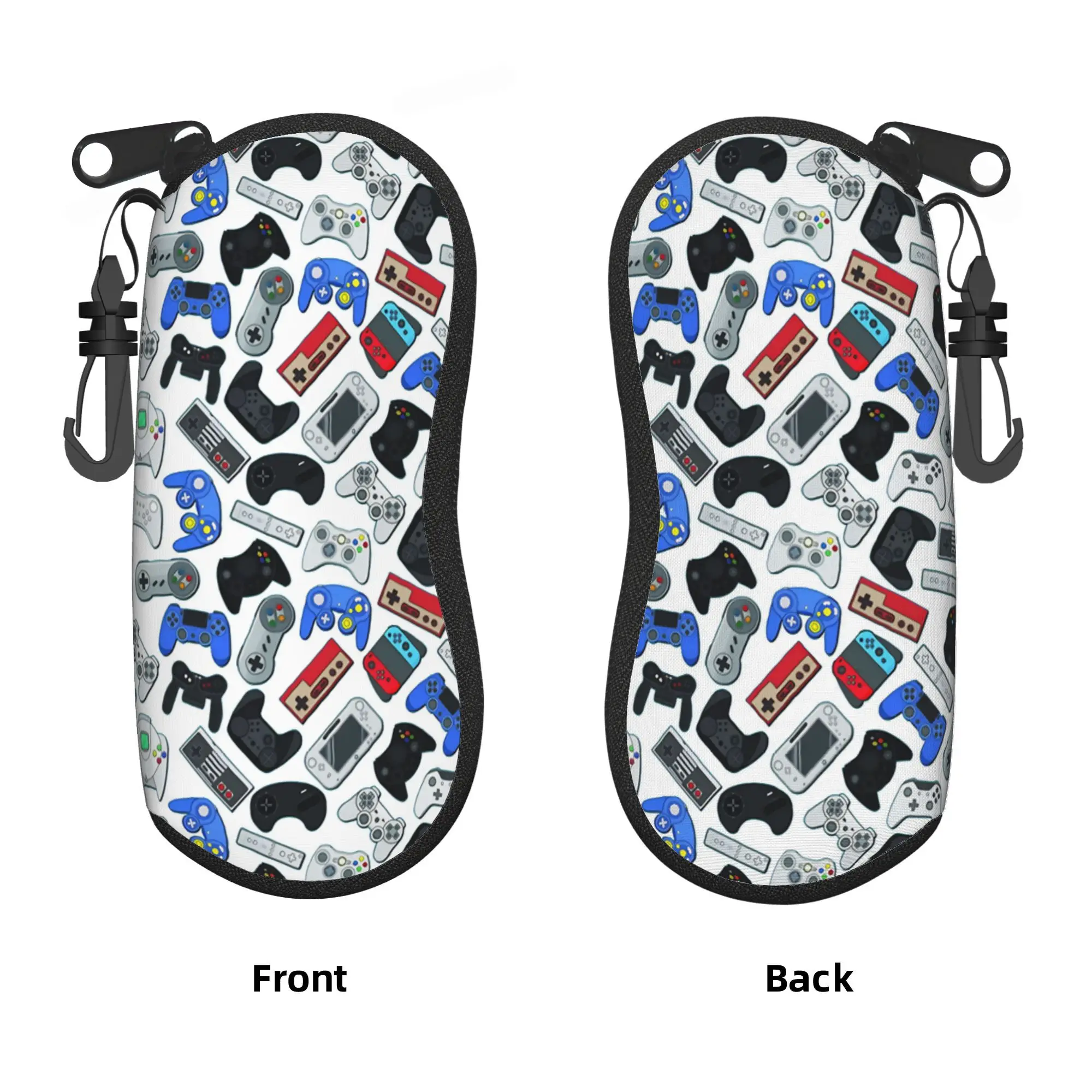 Video Game Controllers Glasses Case Cover  Sunglasses Case Daily Classic Eyewear Accessory Zip Male Female Eyeglass Cases Cover
