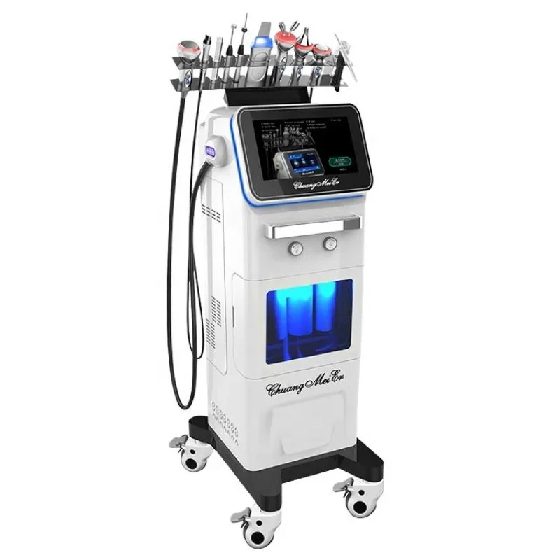 New Vertical 10 In One Multifunctional Hydraulic Abrasion Skin Care Water Skin Rejuvenation Lifting Beauty Machine