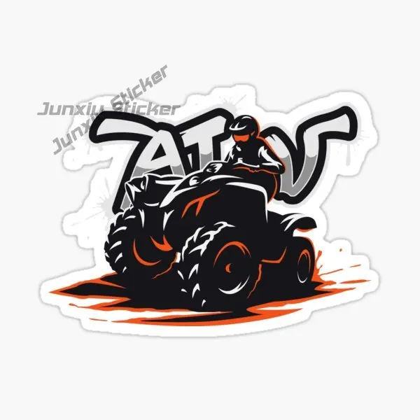 

All Terrain Vehicle ATV Enterprise Car Stickers Cartoon Warning Signs Graphic Car Accessories Decals