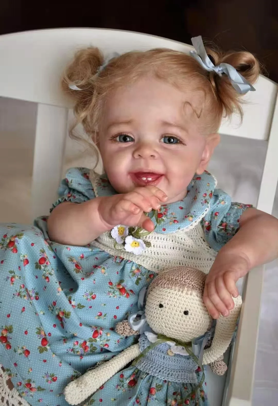 

19'' Newborn Bebe Yannik 3D Skin Visible Veins Reborn Baby Girl Toddler Popular Soft Cuddle Body High Quality Doll NPK