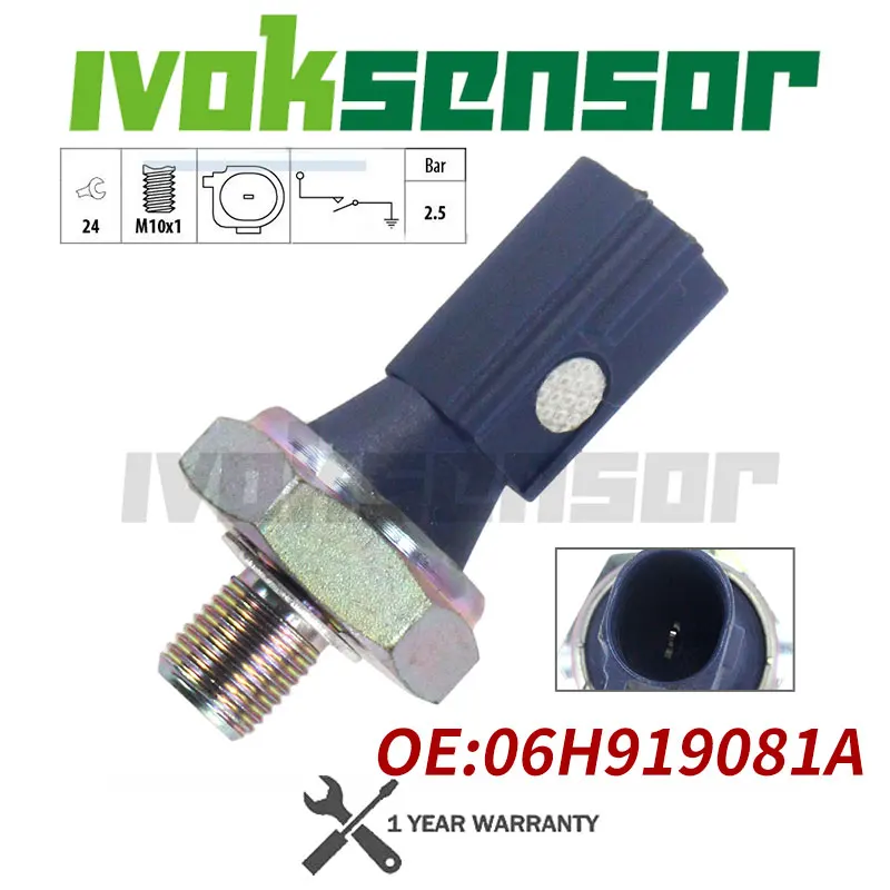 Oil Pressure Sensor 06H919081A 04E919081A 038919081H 038919081K For VW Tiguan FOX GOLF EOS Passat CC T-ROC AUDI Q3 Q7 A4 A3 A5