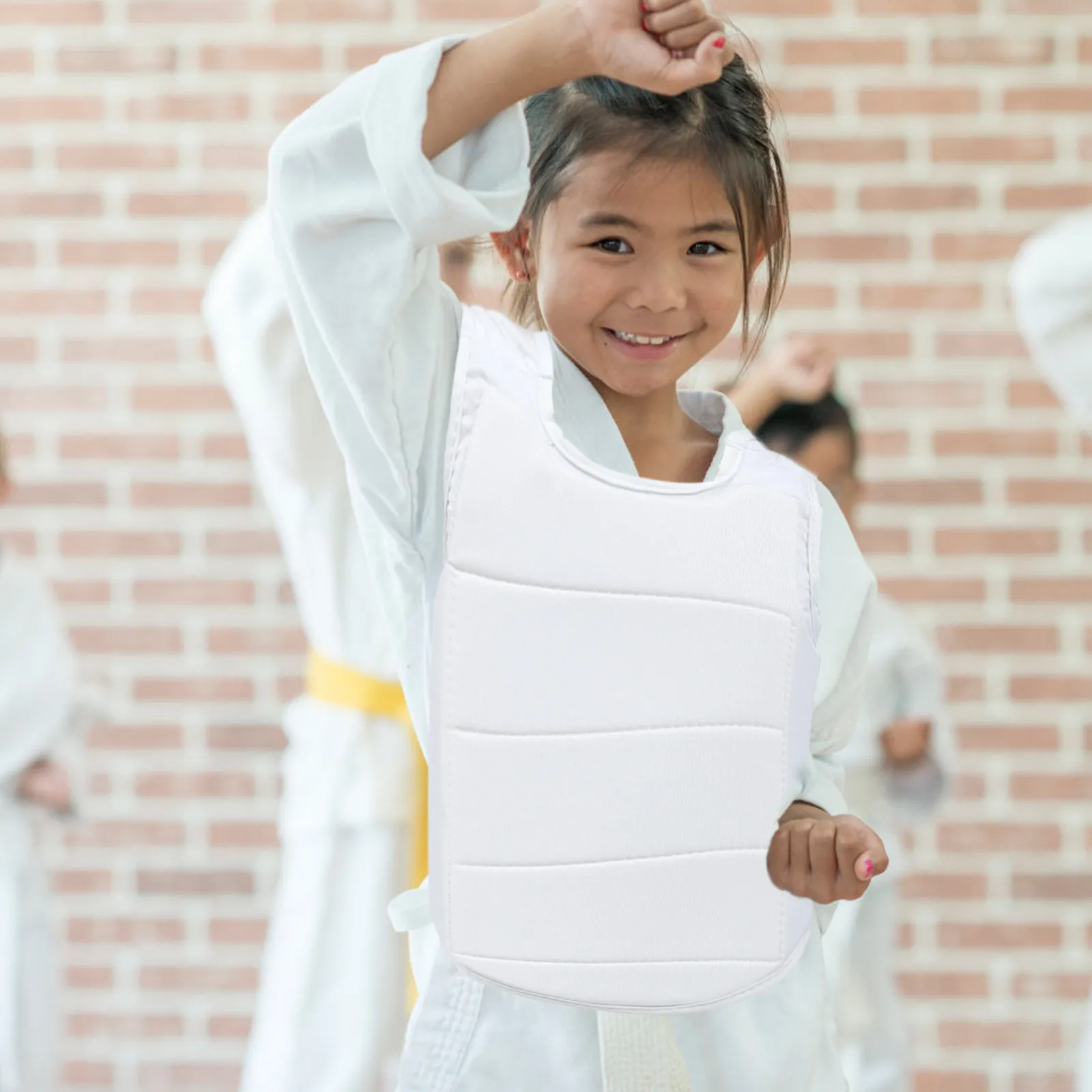 1Pcs Protective Chest Guard Thickened Boxing Vest for Kickboxing Karate Taekwondo Training Uniform Chest Guard