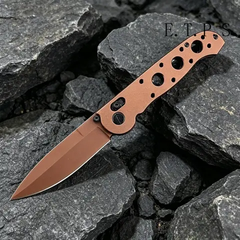 M16 Spear Point Blade Daily Carry Pocket Folding Knife D2 Blade Nylon Fiber Handle Outdoor Hunting Survival Knives Gift for Men
