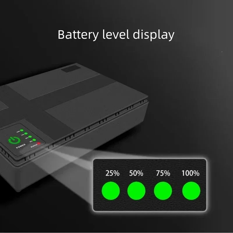 Imagem -05 - Mini Ups Fonte de Alimentação Ininterrupta 10400mah Bateria de Backup de Íon de Lítio com Saída dc 12v 9v 5v para Roteador sem Fio