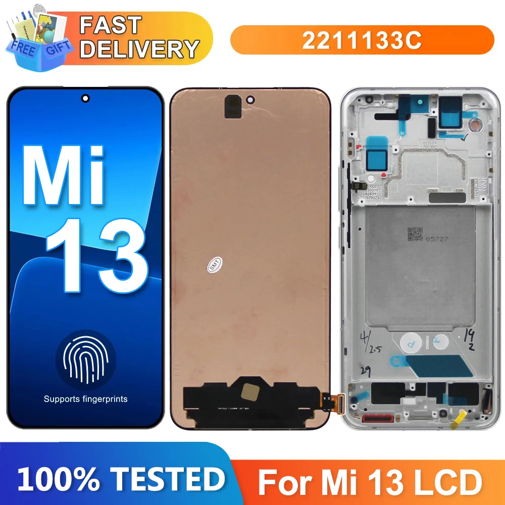 استبدال شاشة LCD بحجم 6.73 بوصة لجهاز Xiaomi Mi 13 Pro – تقييم شامل لقطعة 2210132G و2210132C