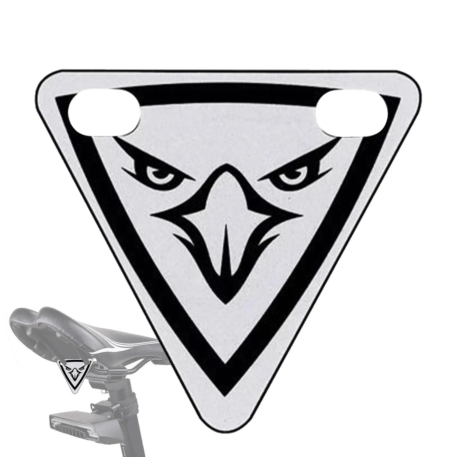 

Reflectors For Bike Road Biking Safety Sign Decorative Triangle Plate For Family Outing Adults Touring Mountain Biking Race