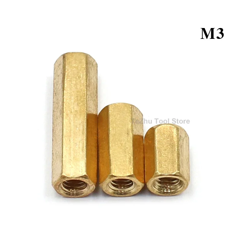 

M3 Hexagon Thread PCB Motherboard Nut Stud Mount Copper Hex Spacer Board Pillar Hollow Column Standoff Bolt Screw