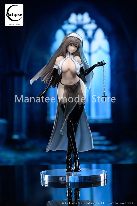    ฟิกเกอร์อนิเมะ Eclipse Collectibles รุ่น Original Virtuous Nun Grace ขนาด 1/7 ทำจาก PVC ของสะสม ของเล่น ตุ๊กตา ของขวัญ