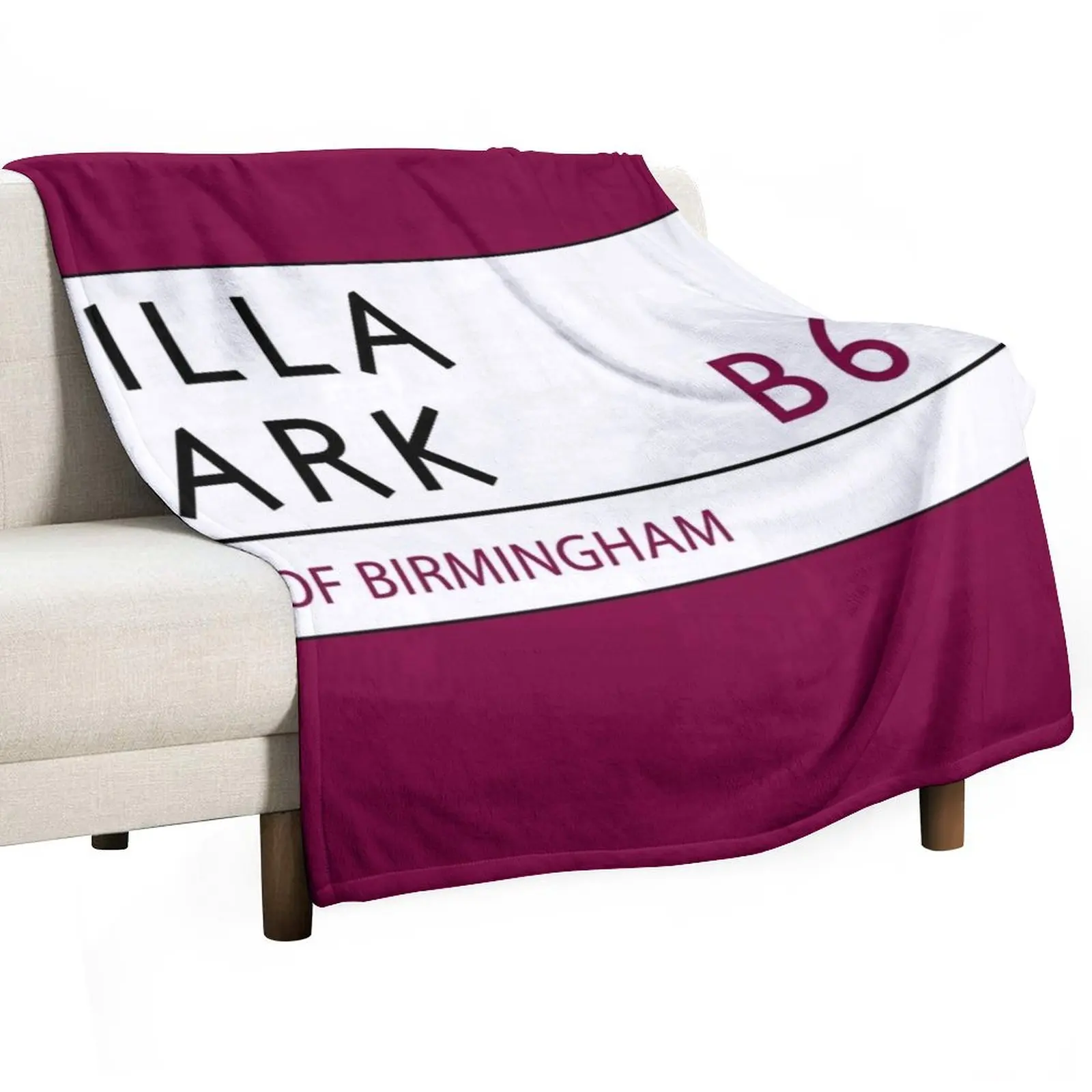 

Villa Park Road Sign Throw Blanket for winter warm winter Furrys Thins Blankets