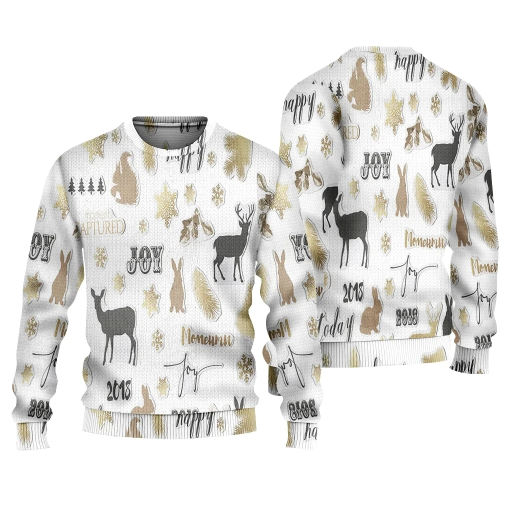 New 3D Printing Christmas Cat Fashion Men Women Tracksuits Crewneck Hip Hop Sweater Plus Size S-7XL Harajuku  Seasons Casual