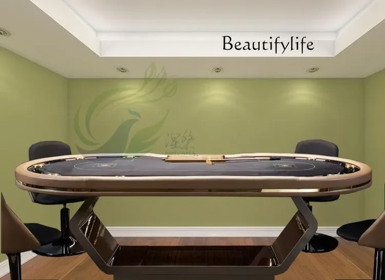 J New Chips Texas Poker Table Table Chess Room Club Special Table Can Be Customized Size And Color