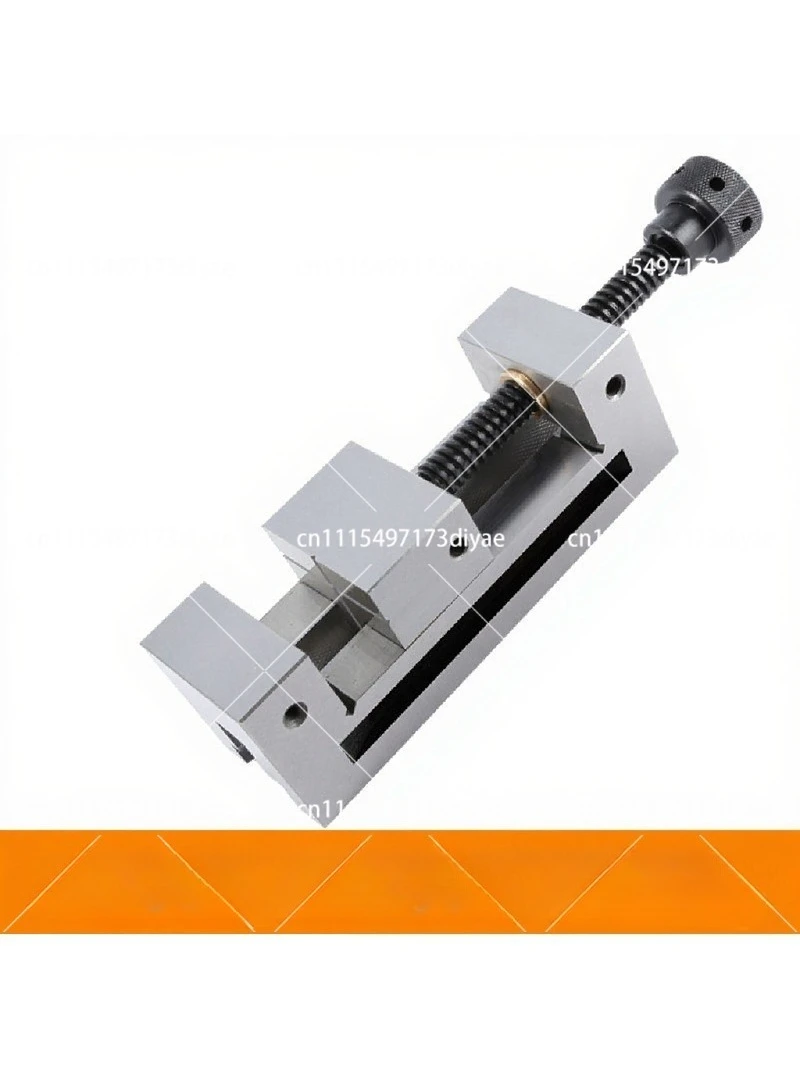 Precision Milling Machine Vise 4 Inch, Manual Flat Nose Vise for Grinder, High Accuracy Bench Vise with Scale