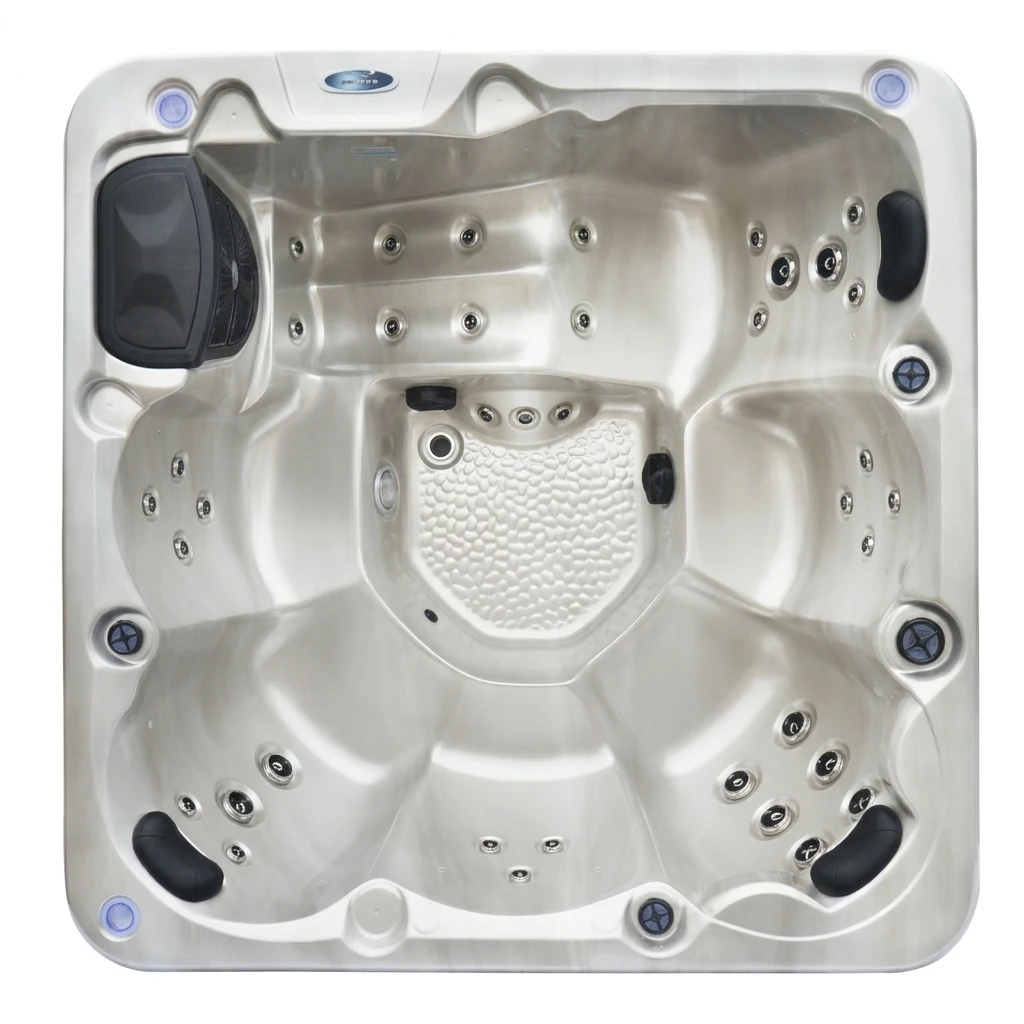 Outdoor 2m Hot Tub 6 Person With 40 Jets Smart Control Pool For Balcony Courtyard Apartment view 2