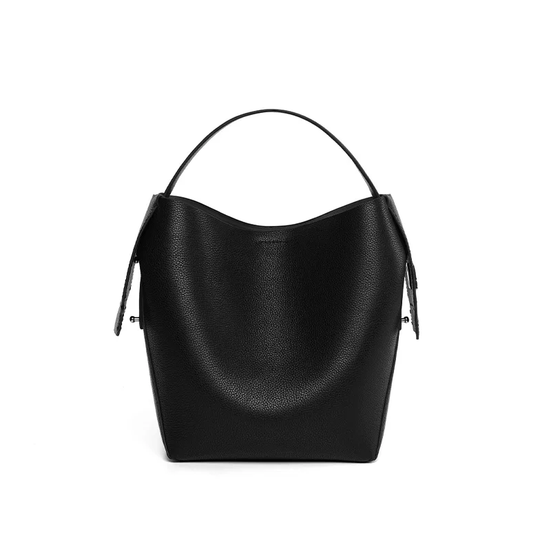 LOERSS-Sac à Main en Cuir group de Grande Capacité pour Femme, Bandoulière de Luxe, Cuir de Vache, Portable, Femme, E27