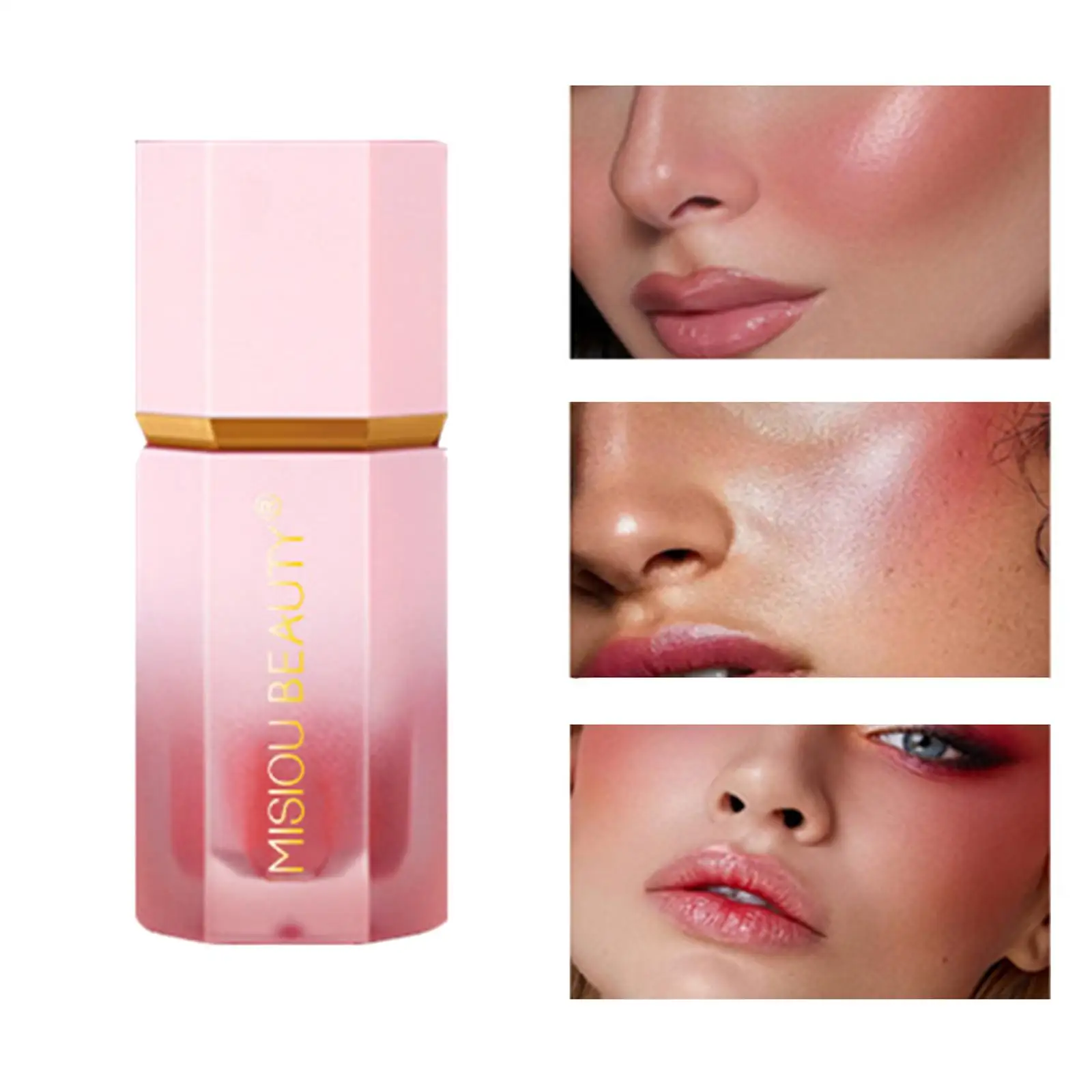 Blush creme maquiagem leve líquido bochecha blush fosco de longa duração cosméticos faciais misturáveis para maquiagem