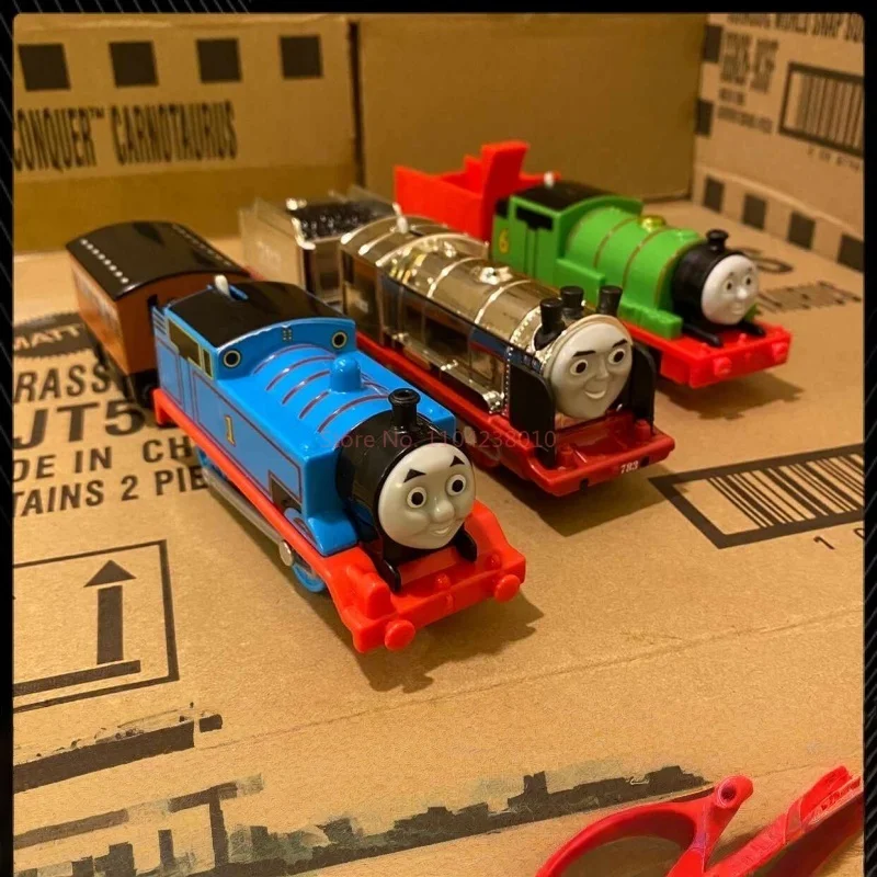 Magnetisches Zugset von Thomas And Friends mit Gordon- und Henry-Lokomotiven – Fachmodellautos, Gleisspielset, Geschenk für Jungen