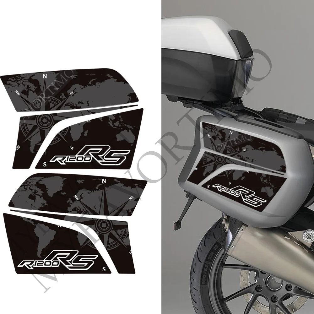 Motor untuk BMW R1200RS R 1200 RS R1200 decal bagasi kasus Panniers pelindung stiker Emblem