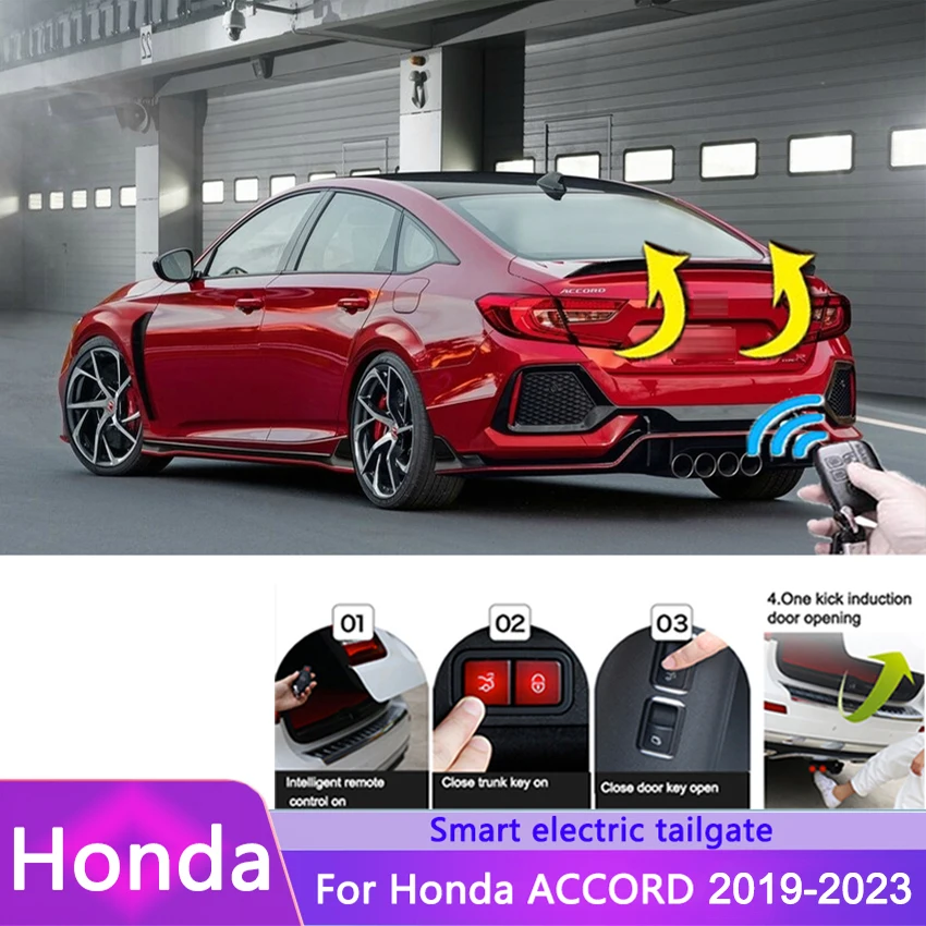 Car Electric Tailgate For Honda ACCORD 2019-2023 Intelligent Tail Box Door Power Operated Trunk Decoration Refitted Upgrade