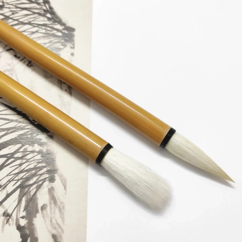 Regular Running Official Script Brush Soft Woolen Hair Calligraphy Brush Pen Copying Scripture Brushwork Watercolor Brush Set