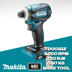 MAKITA TD001GZ Cordless Impact Driver Bare Tool 40V Brushless Electric Screwdriver Drill Makita Power Tools TD001G