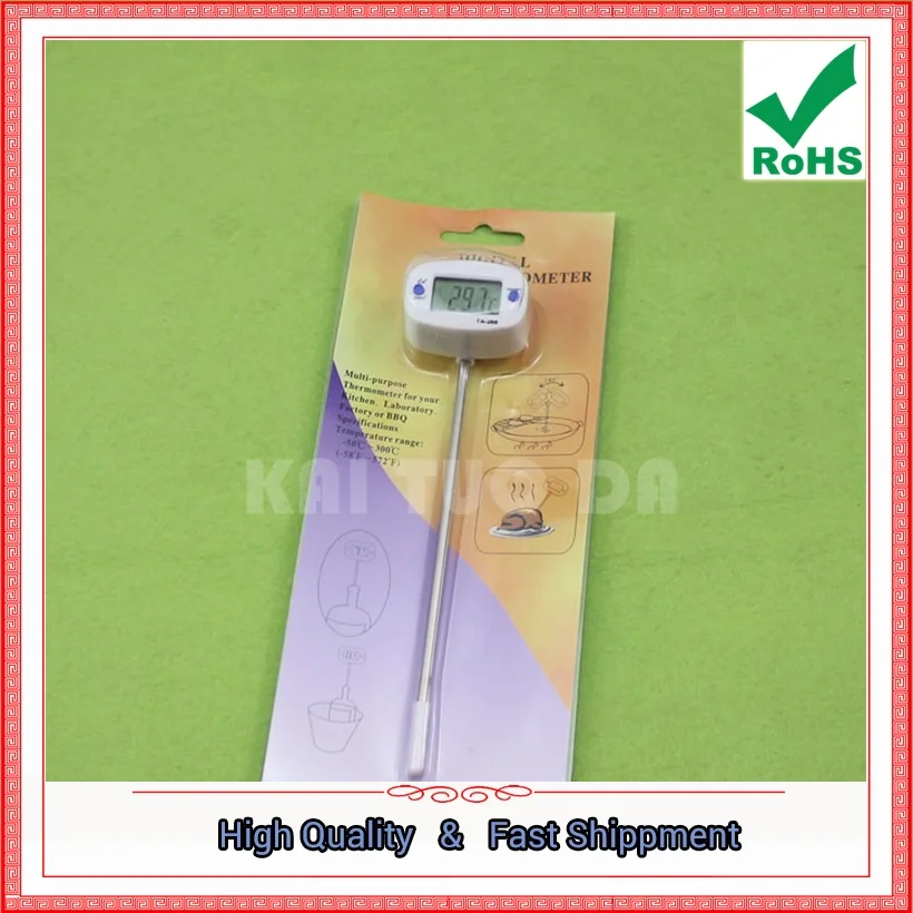 TA288 Food Electronic Thermometer Testable Water Temperature Oil Detector 0.1-X