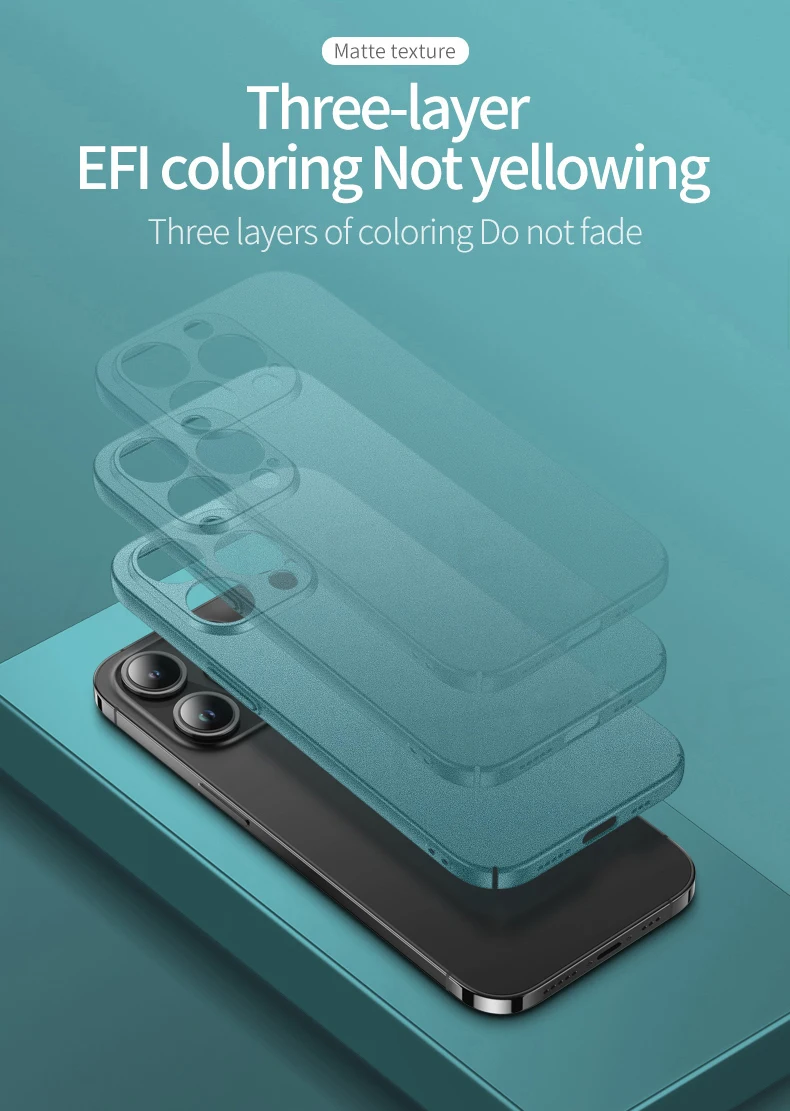 Für iPhone17e iPhone16e Hülle ZROTEVE Schlanke Matte Harte PC-Abdeckung für iPhone 17e 16e 16 Plus 17 Pro Max iPhone17 Air Handyhüllen – Detail 10