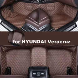 1 set Car Floor Mats For HYUNDAI Veracruz 2006-2015 Year Upgraded Version Foot pad Accessories Carpetscustomized