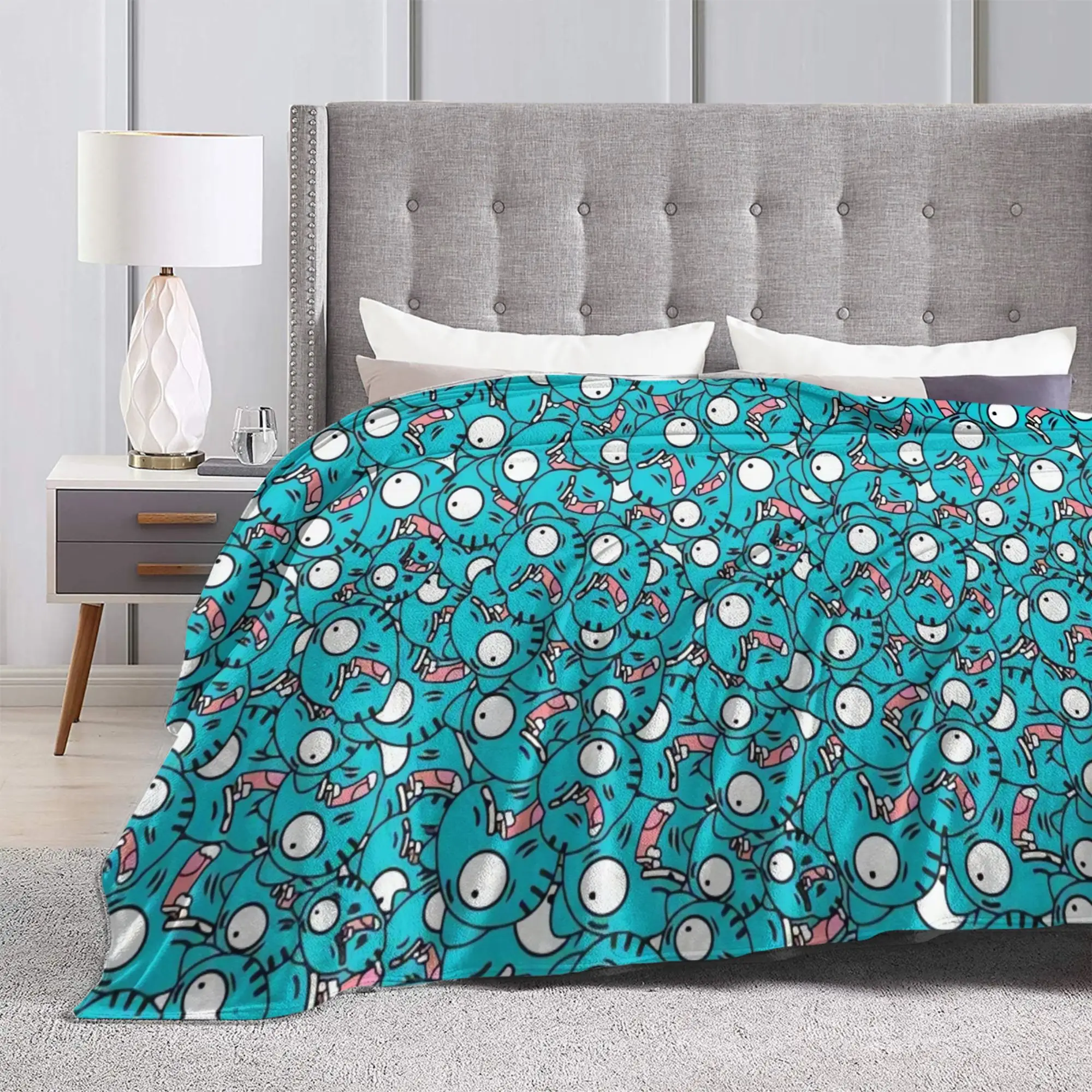 Super Soft BlanketStudents Decorative Gumball Gum Ball Watterson Amazing Cartoon Throw Blanket For Couch Chair Fluffy Sofa Bed