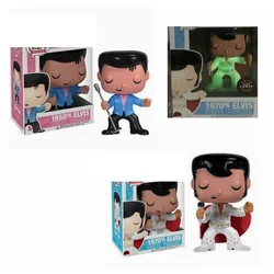 FUNKO Rocks 1950'S Elvis 02 # 1970'S 03 # Presley Doll 10cm modello da collezione giocattolo Action Figure giocattoli regalo per bambini ragazzi ragazze