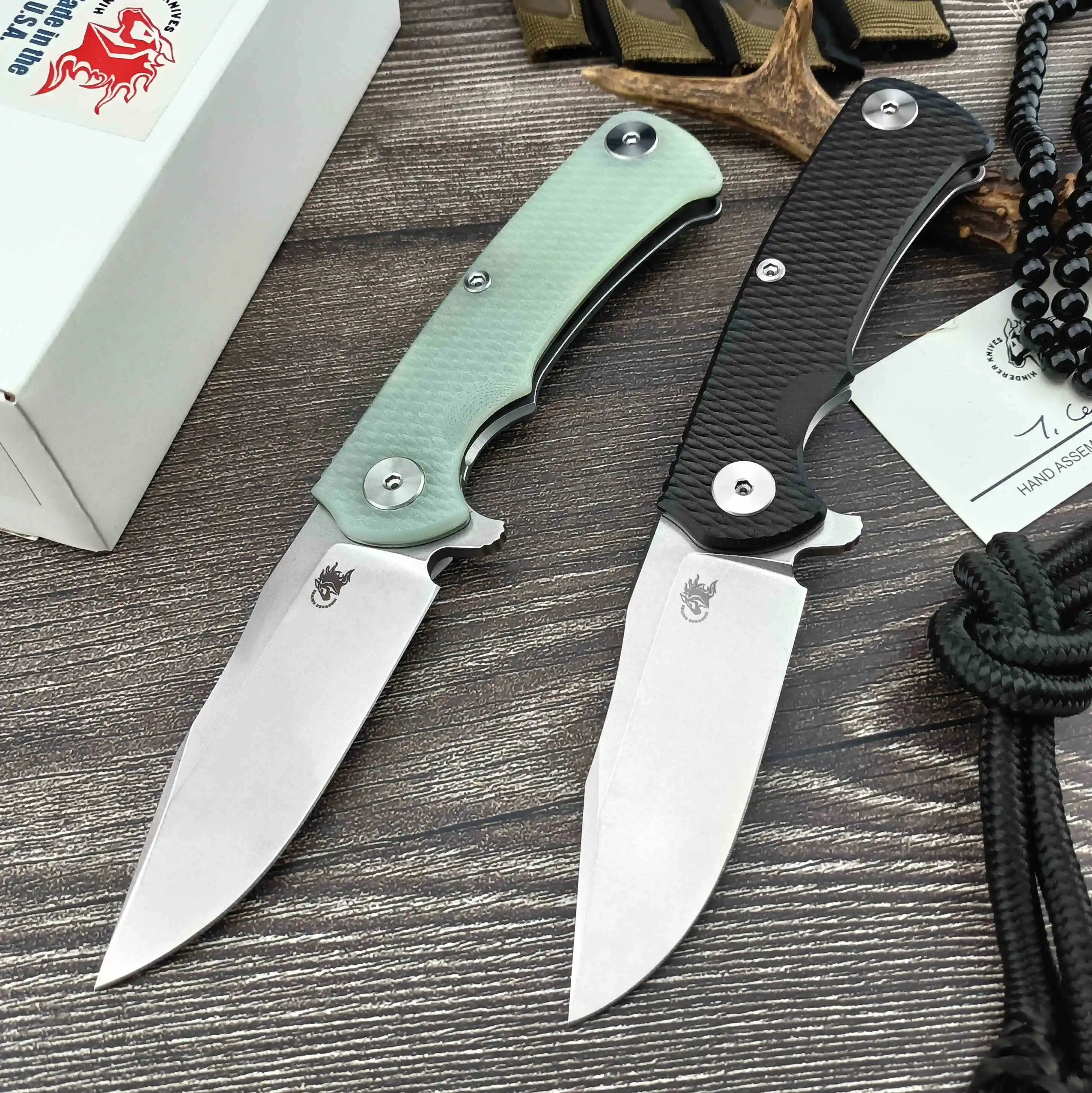 Rick Hinderer XM18 Jackknife D2 blade G10 Handle Outdoor Tactical Hunting self-defense knife EDC camping hiking tool knife