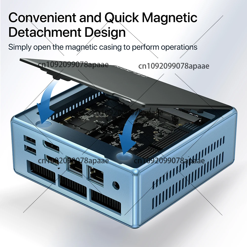 كمبيوتر صغير أصلي جديد AMD Ryzen 7 5700U Wifi 6.0 BT5.2 للألعاب R7 5700U DDR4 16GB 512GB SSD كمبيوتر صغير محمول لنظام التشغيل Windows 11 Pro #4