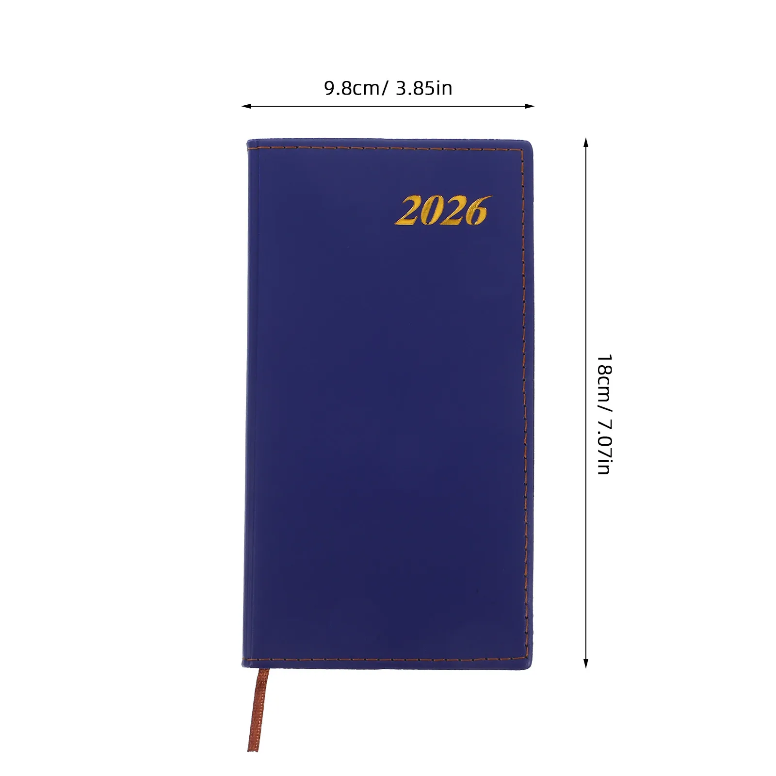2026 Weekly Monthly Planner A6 Pocket Size Thick Smooth Paper Ample Writing Space Minimalist Stylish Notebook Agenda Schedule