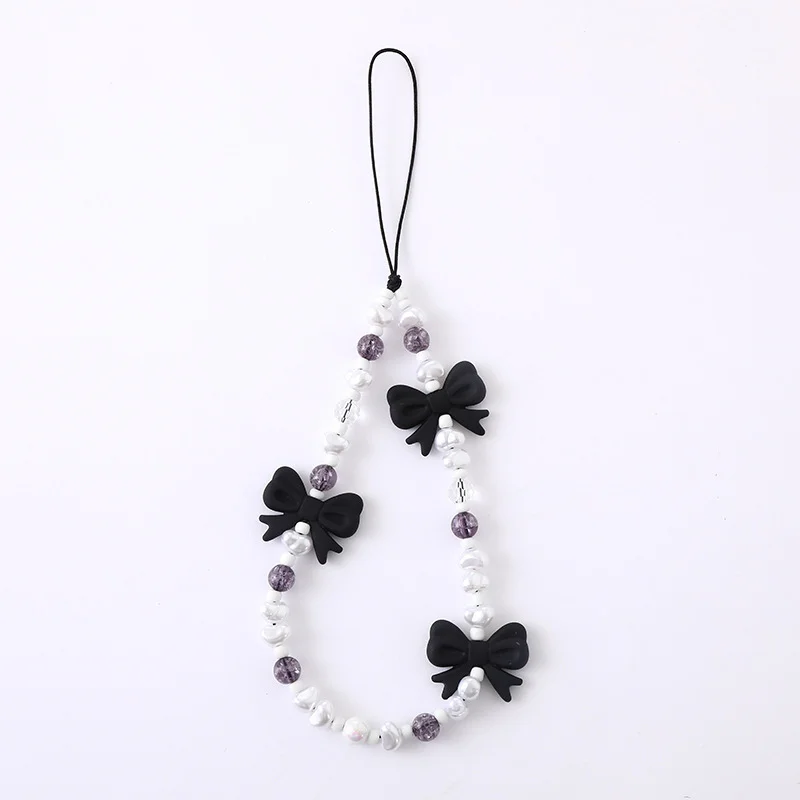 Bow Beaded Phone Chain