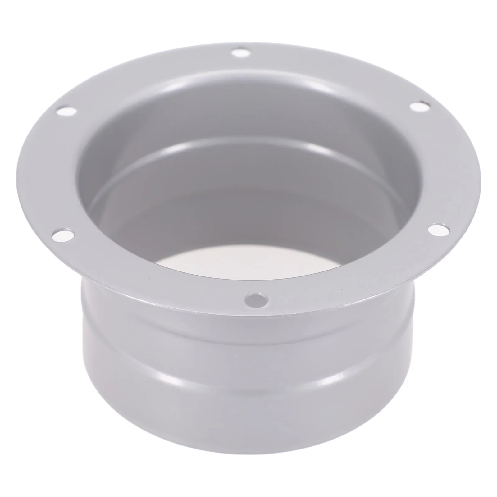 Adapter Flange Connection Flange Flange Adapter Galvanized Gray Vent Pipe Wall 100mm 120mm 150mm 1pcs None Brand New