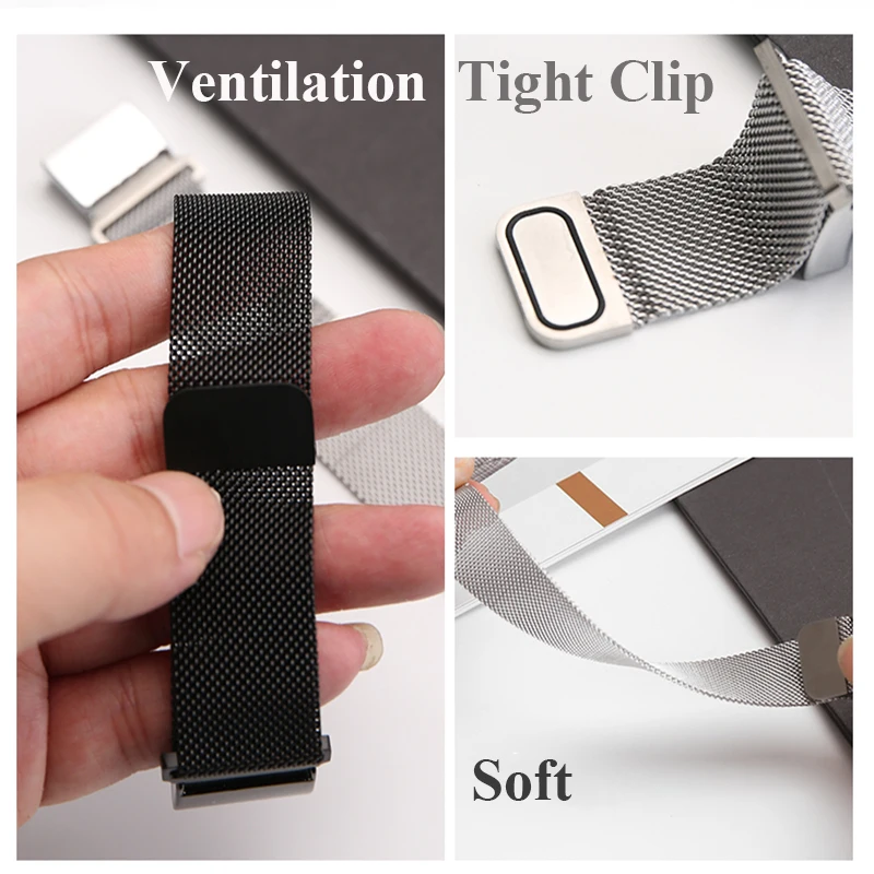 สายรัดโลหะสำหรับนาฬิกา Xiaomi Mi Watch Lite band redmi WATCH 2 3 Active พร้อมด้วยเคสป้องกันสายรัดแม่เหล็ก