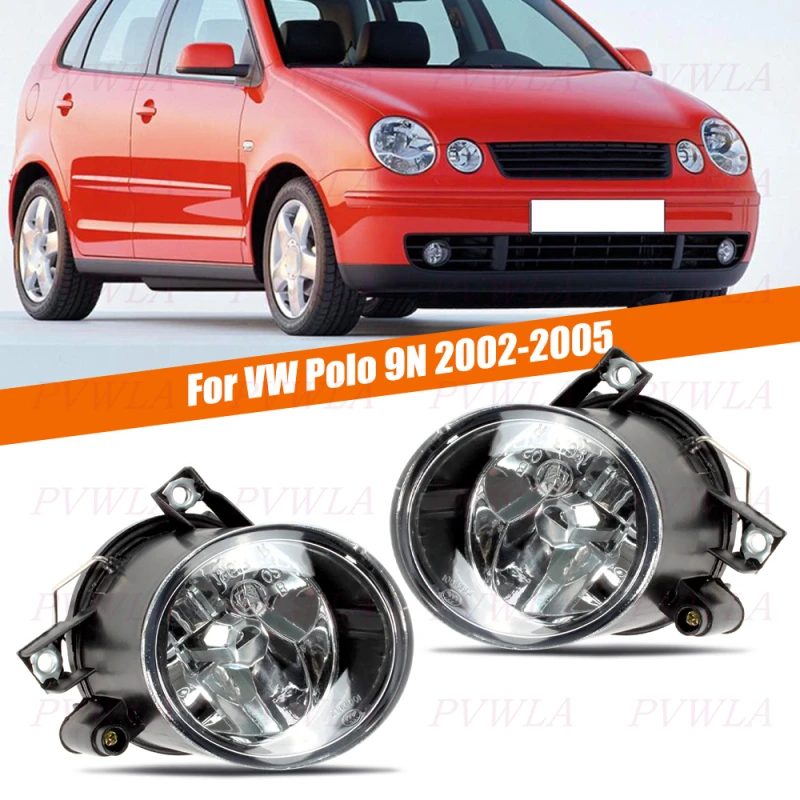

Front Bumper Fog Light With Halogen Bulbs For VW Polo 9N 2002 2003 2004 2005 Car Accessories